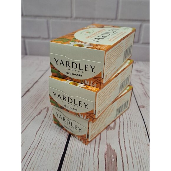 3 Pack- Yardley London Shea Buttermilk Sensitive Skin Naturally Moisturizing Bar - Picture 5 of 5